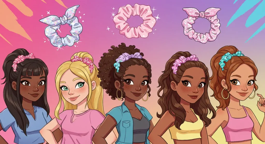 Custom Scrunchies Must-Have Hair Accessories for Stylish Teen Girls