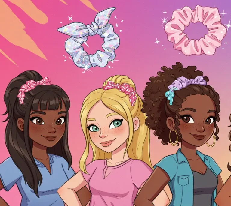 Custom Scrunchies Must-Have Hair Accessories for Stylish Teen Girls