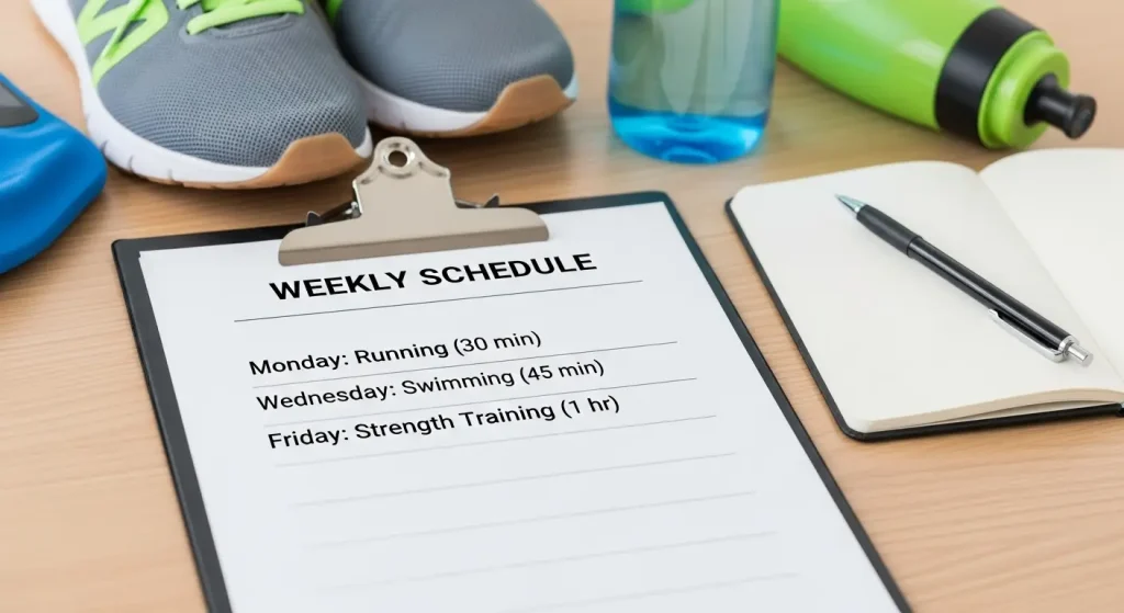 How to Make a Simple Weekly Sports Schedule for Better Fitness Results