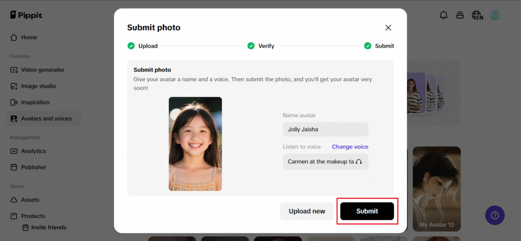 Step 3: Customize and export