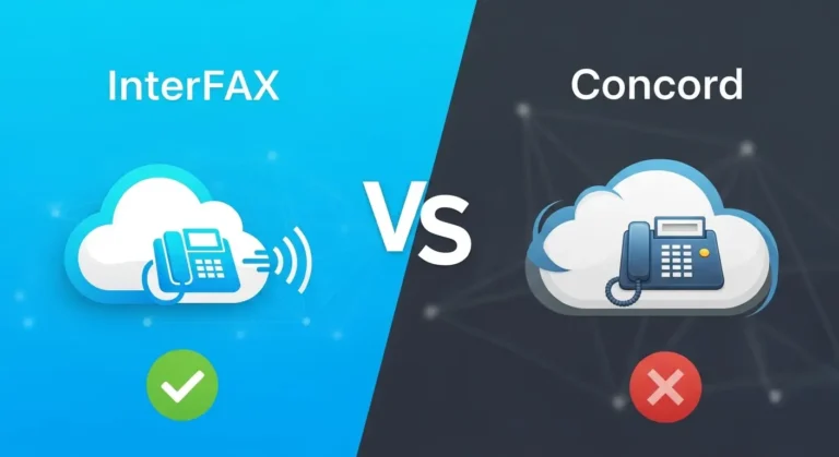 InterFAX vs Concord Why InterFAX is the Best Cloud-Faxing Tool